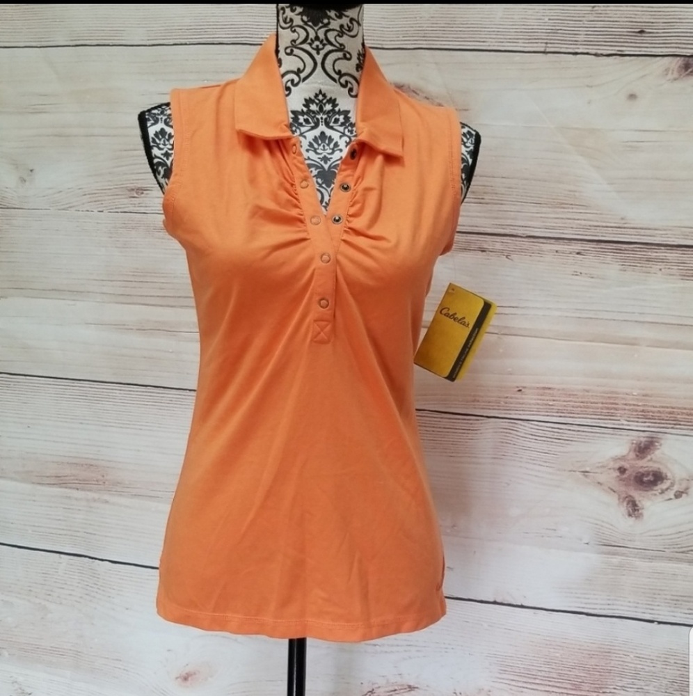 3/$28 Cabela's NWT Woman Polo Shirt Sz S